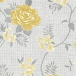 WinkDecor Rosalind Ochre Wallpaper | 50″ sqft. - Image 2