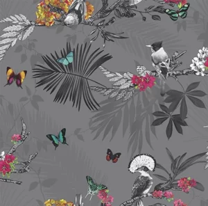 Wink Decor Mystical Forest Grey Multi Wallpaper | 50″ sqft. - Image 2