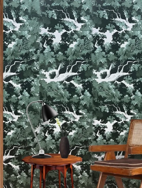 Wink Decor Green Trendy Ivy Nature Wallpaper | 50″ sqft.