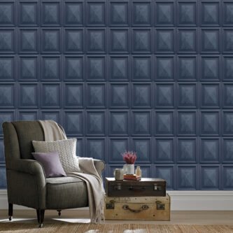 Wood Panel Blueberry Wallpaper For Wall | 50″ sqft.