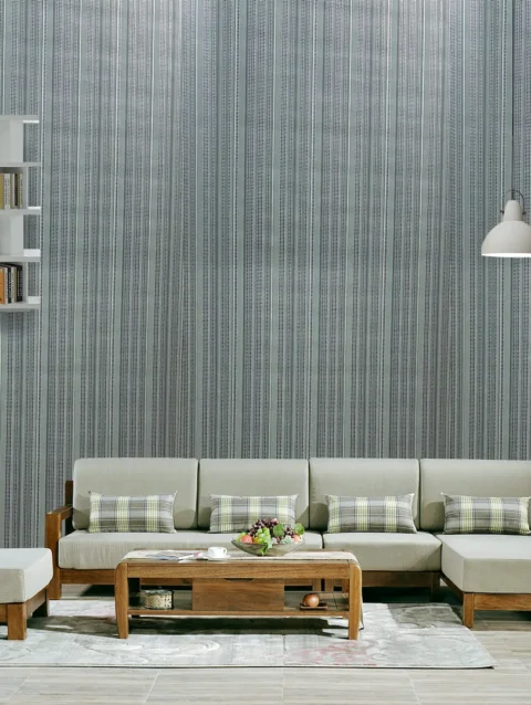 Wink Decor Simple Stripe Wallpaper 3D Linen | 50″ sqft.
