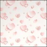 WinkDecor 3D Glitter Hearts Pink Wallpaper | 50″sqft - Image 2