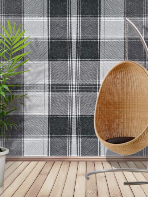 WinkDecor Black Grey & White Wallpaper | 50″sqft