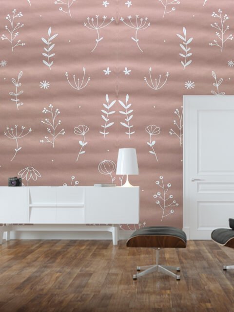 WinkDecor Tatula Rose Floral Wallpaperr | 50″sqft