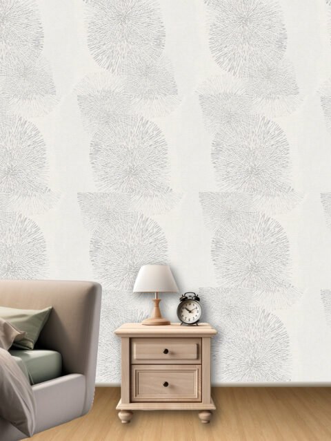Winkdecor White Splash Paint Texture Wallpaper | 50'sqft