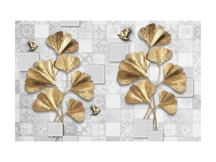 Beautiful Floral Flower with Birds Wallpaper - Image 2