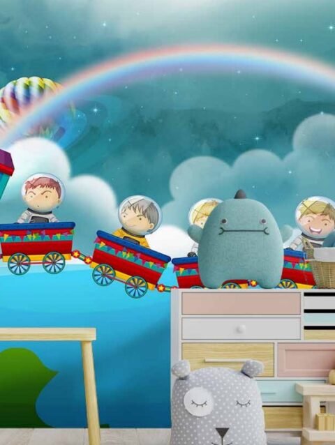Kids Design 3D Custom Wallpaper For Wall