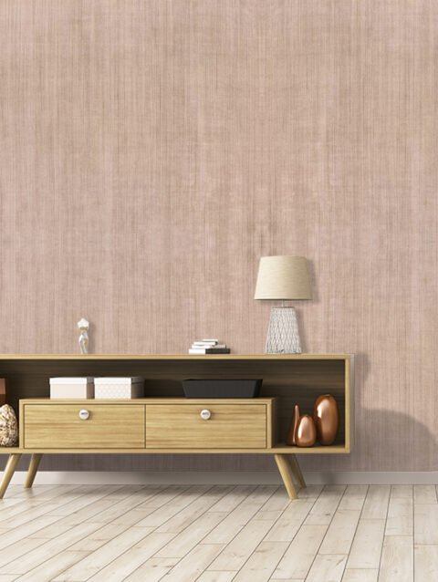 Plain Wood Texture Wallpaper For Living Room Wall | 50'sqft