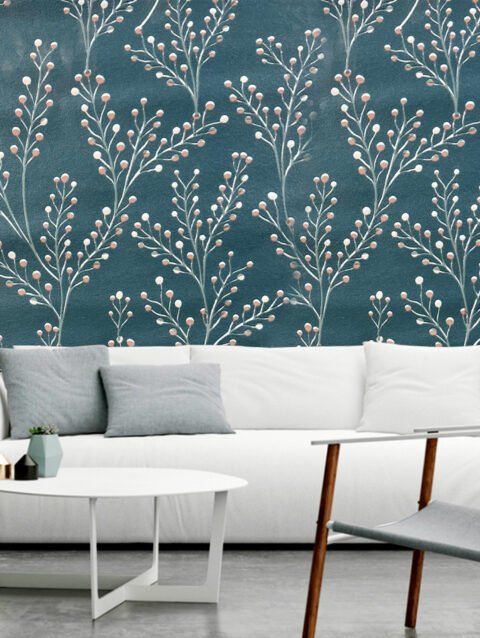 3D Floral Wallpaper For Bedroom Wall | 50'sqft