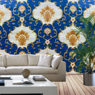 3D Traditional Wallpaper For Bedroom Wall | 50'sqft