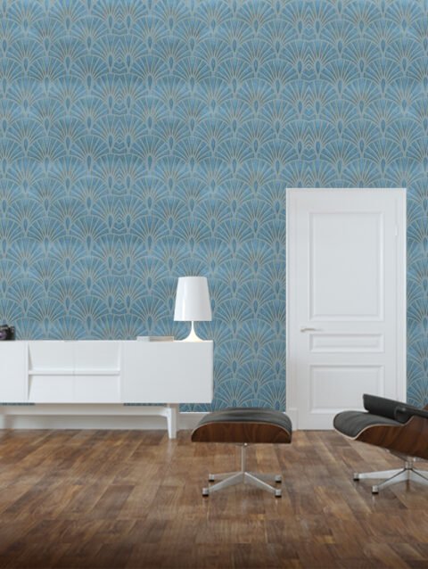 3D Geomatrical Wallpaper For Bedroom Wall | 50'sqft