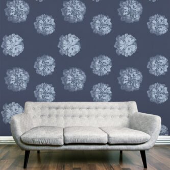 Dark Moody Floral Wallpaper For Bedroom Wall | 50'sqft