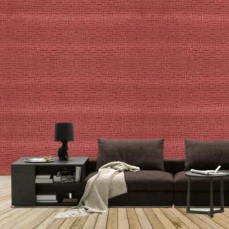 Plain Red Wallpaper For House Wall | 50'sqft