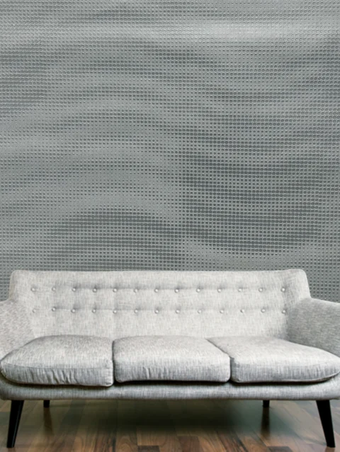Grey Wave Design Wallpaper For House Wall | 50'sqft