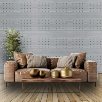 Grey & Black Dotted Wallpaper For House Wall | 50'sqft