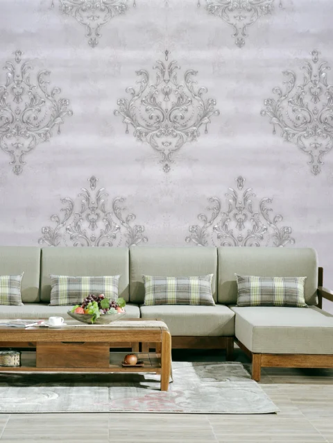 Modern Dmask Design Wallpaper For Home Wall | 50'sqft