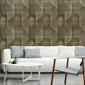3D Green Design Wallpaper For Home Wall | 50'sqft