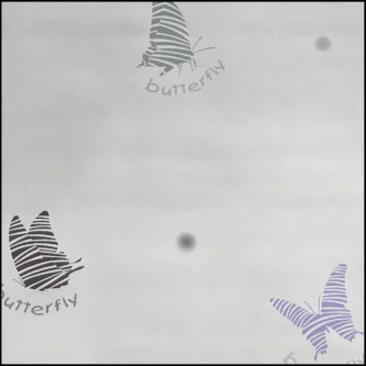 White, Butterfly Design Wallpaper For Room Wall | 50'sqft - Image 2