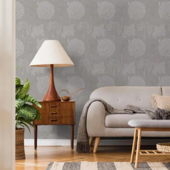 Grey & Light White Wallpaper For House Wall | 50'sqft