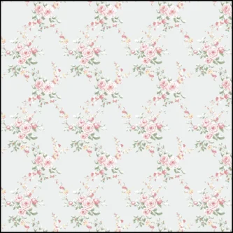 Lauras Trail Pink Purple Green Blue Brown Wallpaper For Living Room - Image 2
