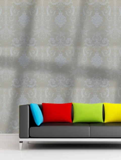 Royal Pattern Korean Wallpaper For Living Room
