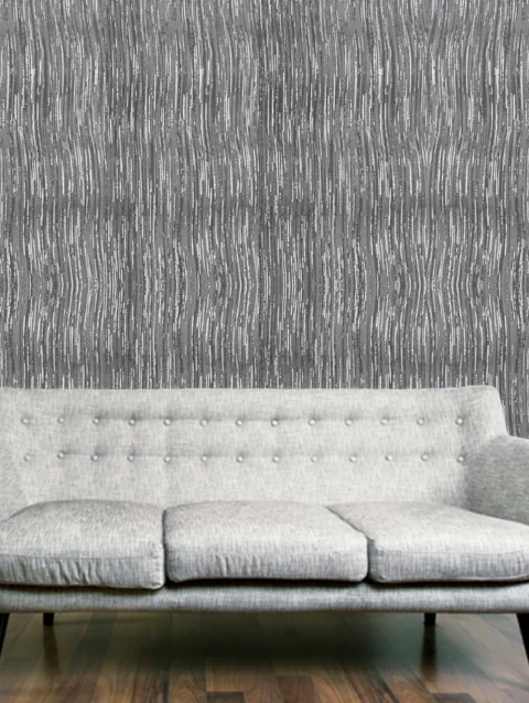 Seamless Grey Melange Wallpaper For Living Room