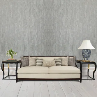 Modern Taupe Gray Metallic Plain Wallpaper For Living Room