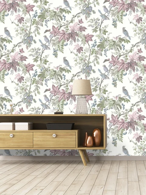 Bird Wallpaper Living Room