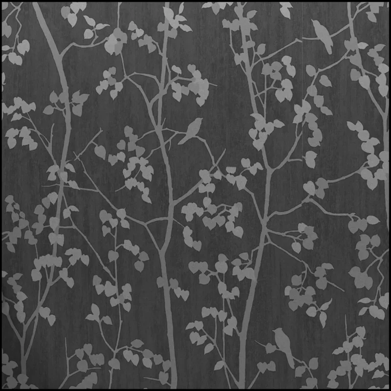 Charcoal Metallic Wallpaper