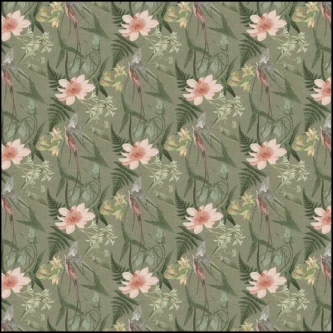 Tropical Floral Wallpaper For Home Wall - Image 2