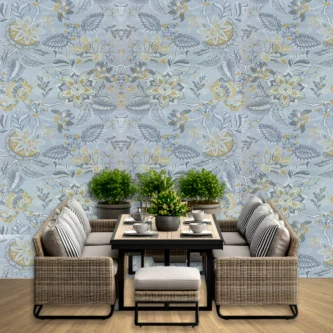 Blush Floral Wallpaper