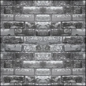 Debona Luxury Rustic Brick Grey Wallpaper For Living Room - Image 2