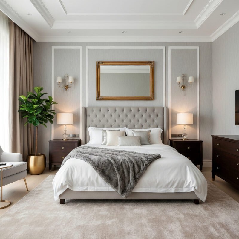 Grey Textured Wallpaper