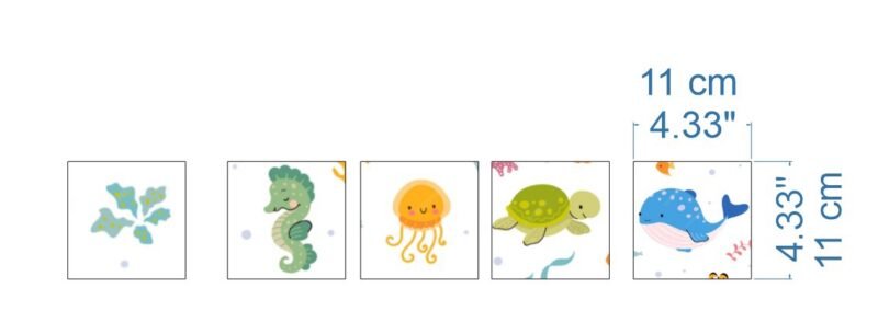 Sea Life Kids Wall Sticker - Image 2