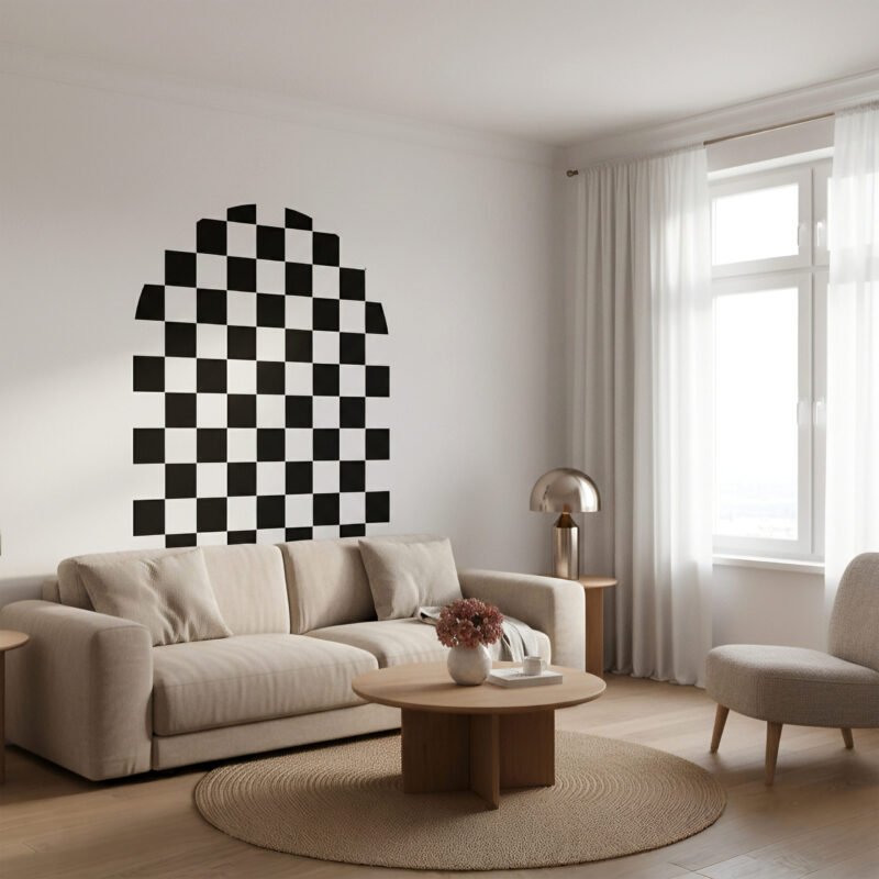 Chess Design Wall Sticker - Image 2