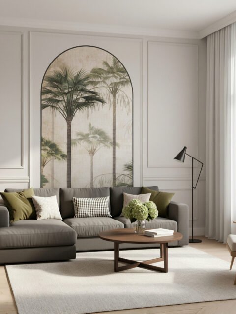 Palm Tree Design Wall Sticker