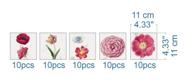 Colourful Self Adhessive Floral Wallpaper For Walls - Image 3